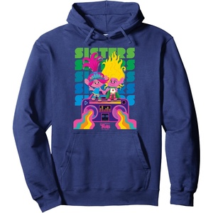 image:imageDreamWorks Trolls Band Together Poppy and Viva Sisters Pullover HoodieNavy Blue