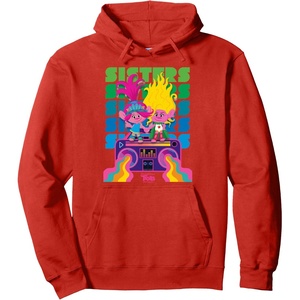 image:imageDreamWorks Trolls Band Together Poppy and Viva Sisters Pullover HoodieRed