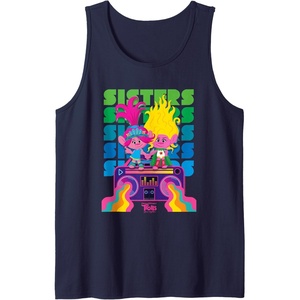 image:imageDreamWorks Trolls Band Together Poppy and Viva Sisters Tank TopNavy Blue