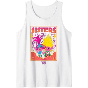 image:imageDreamWorks Trolls Band Together Poppy and Viva Sisters Tank TopWhite