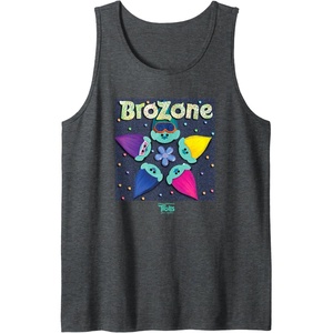 image:imageDreamWorks Trolls Band Together Psychedelic Tank TopDark Heather Grey