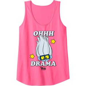image:imageDreamWorks Trolls Band Together Tiny Diamond Oh Drama Tank TopNeon Pink