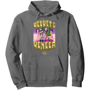 image:imageDreamWorks Trolls Band Together Velvet and Veneer Pullover HoodieAsphalt Grey
