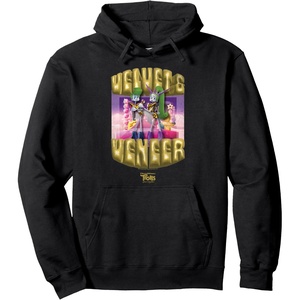 image:imageDreamWorks Trolls Band Together Velvet and Veneer Pullover HoodieBlack
