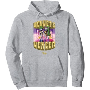 image:imageDreamWorks Trolls Band Together Velvet and Veneer Pullover HoodieHeather Grey