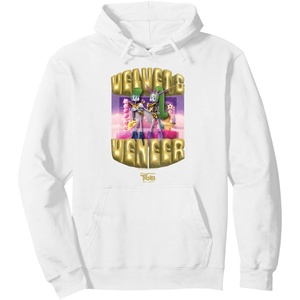 image:imageDreamWorks Trolls Band Together Velvet and Veneer Pullover HoodieWhite