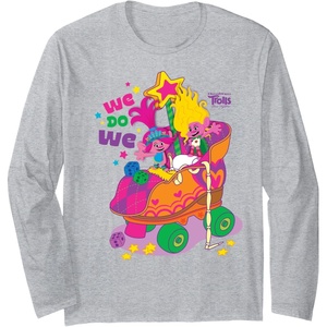 image:imageDreamWorks Trolls Band Together We Do We Poppy and Viva Long Sleeve TShirtHeather Grey