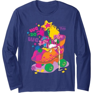 image:imageDreamWorks Trolls Band Together We Do We Poppy and Viva Long Sleeve TShirtNavy Blue