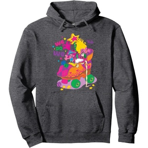 image:imageDreamWorks Trolls Band Together We Do We Poppy and Viva Pullover HoodieDark Heather Grey