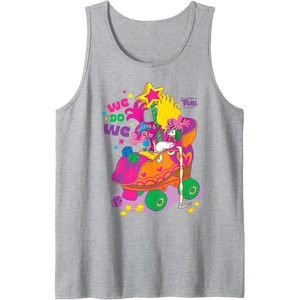 image:imageDreamWorks Trolls Band Together We Do We Poppy and Viva Tank TopHeather Grey