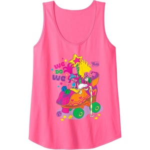 image:imageDreamWorks Trolls Band Together We Do We Poppy and Viva Tank TopNeon Pink