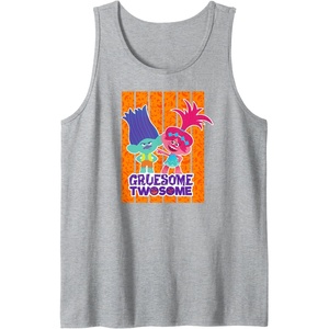 image:imageDreamWorks Trolls Halloween Gruesome Twosome Tank TopHeather Grey