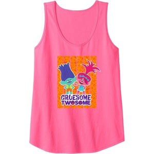 image:imageDreamWorks Trolls Halloween Gruesome Twosome Tank TopNeon Pink