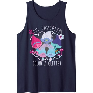 image:imageDreamWorks Trolls My Favorite Glitter Tank TopNavy Blue