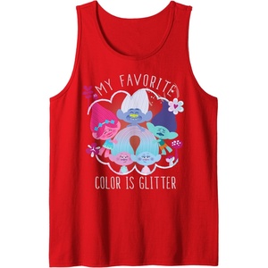 image:imageDreamWorks Trolls My Favorite Glitter Tank TopRed