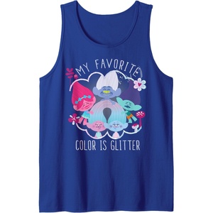 image:imageDreamWorks Trolls My Favorite Glitter Tank TopRoyal Blue
