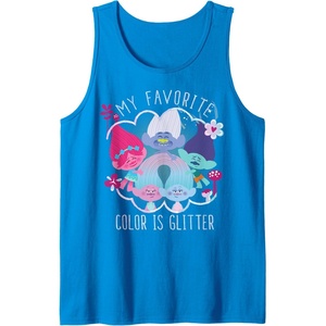 image:imageDreamWorks Trolls My Favorite Glitter Tank TopSapphire Blue