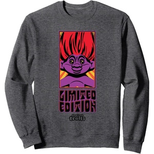 image:imageGood Luck Trolls Halloween Limited Edition SweatshirtDark Heather Grey