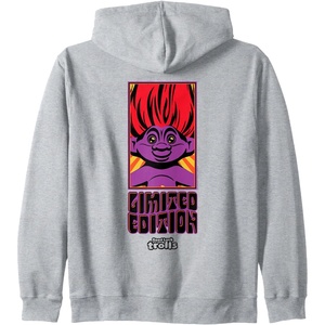 image:imageGood Luck Trolls Halloween Limited Edition Zip HoodieHeather Grey