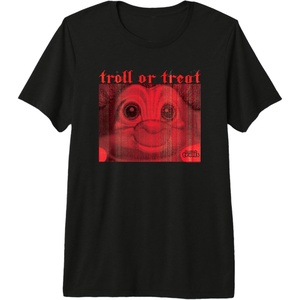 image:imageGood Luck Trolls Halloween TrollorTreat Premium Triblend TShirtBlack