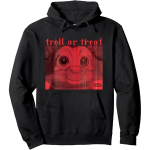 image:imageGood Luck Trolls Halloween TrollorTreat Pullover HoodieBlack