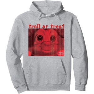 image:imageGood Luck Trolls Halloween TrollorTreat Pullover HoodieHeather Grey