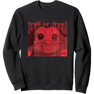 image:imageGood Luck Trolls Halloween TrollorTreat SweatshirtBlack