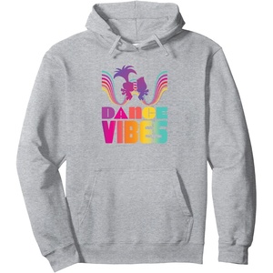 image:imageTrolls  Dance Vibes Pullover HoodieHeather Grey