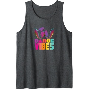 image:imageTrolls  Dance Vibes Tank TopDark Heather Grey
