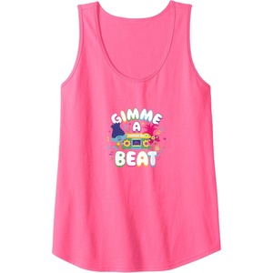 image:imageTrolls  Gimme A Beat Tank TopNeon Pink