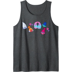 image:imageTrolls  Patches Tank TopDark Heather Grey