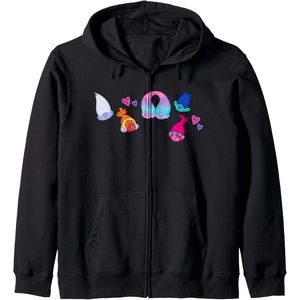 image:imageTrolls  Patches Zip HoodieBlack