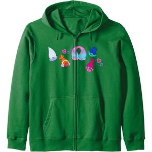 image:imageTrolls  Patches Zip HoodieDark Green