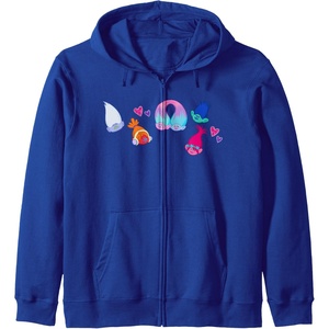 image:imageTrolls  Patches Zip HoodieRoyal Blue