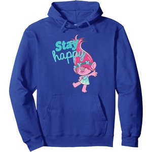 image:imageTrolls  Poppy Stay Happy Pullover HoodieRoyal Blue