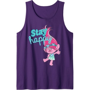 image:imageTrolls  Poppy Stay Happy Tank TopPurple