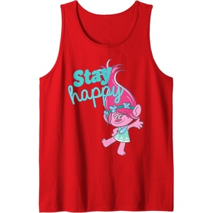 image:imageTrolls  Poppy Stay Happy Tank TopRed