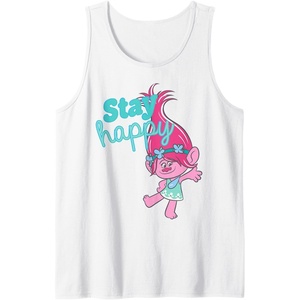 image:imageTrolls  Poppy Stay Happy Tank TopWhite