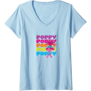 image:imageTrolls  Poppy VNeck TShirtBaby Blue