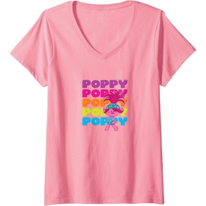 image:imageTrolls  Poppy VNeck TShirtPink