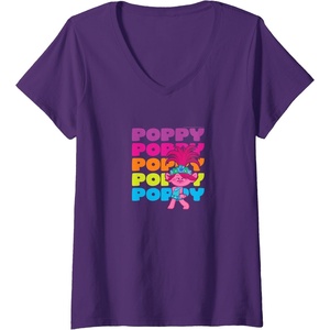 image:imageTrolls  Poppy VNeck TShirtPurple