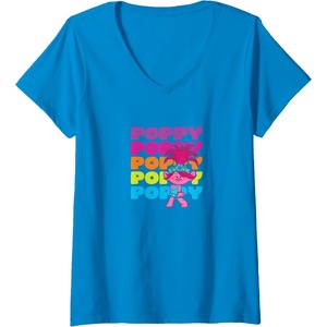 image:imageTrolls  Poppy VNeck TShirtSapphire Blue