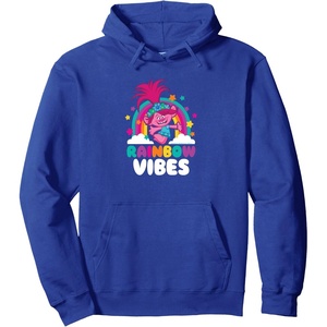 image:imageTrolls  Rainbow Vibes Pullover HoodieRoyal Blue