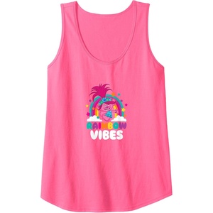 image:imageTrolls  Rainbow Vibes Tank TopNeon Pink
