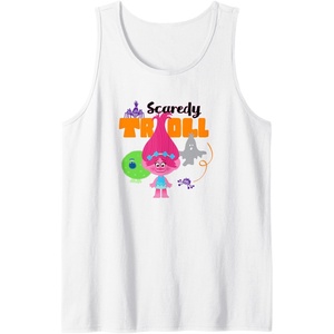 image:imageTrolls  Scaredy Troll Tank TopWhite