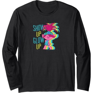 image:imageTrolls  Show Up Glow Up Long Sleeve TShirtBlack