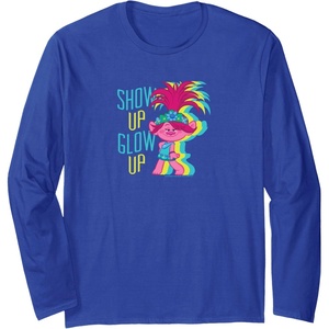 image:imageTrolls  Show Up Glow Up Long Sleeve TShirtRoyal Blue