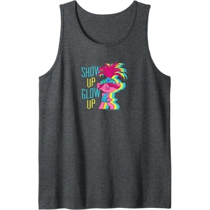 image:imageTrolls  Show Up Glow Up Tank TopDark Heather Grey