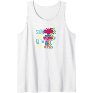 image:imageTrolls  Show Up Glow Up Tank TopWhite