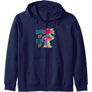 image:imageTrolls  Show Up Glow Up Zip HoodieNavy Blue